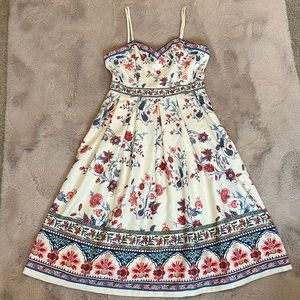 Champagne and strawberry dress